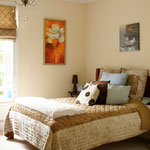 Painting to bedroom by Primrose Painting painters and decorators.