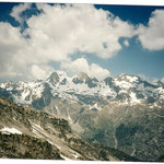 Le massif de la Maladetta vu du Port de Bénasque.