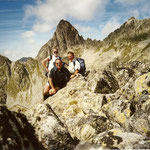 Sur la Dent de Batbielh, au fond,le pic de Batbielh ou de Batboucou.