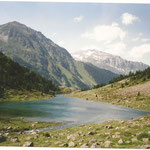 le lac du Suyen 1536 m en montant à la Peyre st Martin depuis Arrens-Marsous