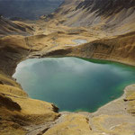 Le lac d'Oncet 2254 m sous le pic du Midi de Bigorre 2872 m