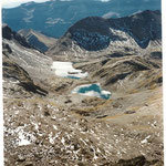 Les lacs de la Muña, coté Aragon, vus du col de même nom.