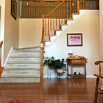 After picture of Hardwood Flooring upgrade in the Entry Way, Engineered Hardwood Oak