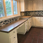 After Picture Refinished Kitchen Cabinets