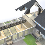 Visualisierung Umbau Schreinerei Gutmann, Münstertal, 3D CAD Rendering  >> Visualization reconstruction woodwork-shop, Gutmann, Münstertal, 3D CAD Rendering