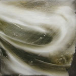 C olore  tempera su vetro - Nodo di vento anno 2007 cm. 87 x 86