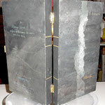 Libri d'artista -  Opera: (2011) Abissi - Colore a tempera su vetro cm. 17,8 x 32,8 