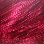 Inchiostro rosso su pagine nere anno 1995 cm, 80 x 80