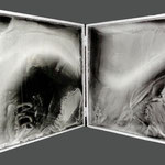 Libri d'artista - Opera: (2011) L'ora del ghiaccio - Colore a tempera su vetro cm. 34 x 29