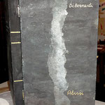 Libri d'artista -  Opera: (2011) Abissi - Colore a tempera su vetro cm. 17,8 x 32,8 