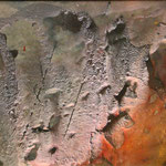 Opera: Percorso di vulcanizzazione - tempera su faesite anno 2009 - cm. 86 x 59