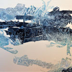 "Eisglut"  Acryl auf Leinwand 40cm x 60 cm 320,- sold €(35)