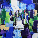 "Avisierter raum II"    Acryl auf Leinwand, 70x100cm Preis: 1150,-sold (02)
