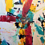 "Außer Kontrolle"   Acryl auf Leinwand    70cm x 100cm 1100,- sold (14)
