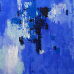 "Blau"         Acryl auf Leinwand, 70x100 cm 1050,- (sold) (06)