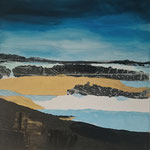 "Küste" 50x50cm Acryl auf Leinwand (84) 620,-€ sold