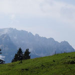 Blick vom Durchspring zu den Karnischen Alpen
