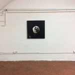 Stefano W. Pasquini, UP1408 (Moon), acrilico su tela, 2015, photo Stefano W. Pasquini