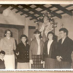 Año 1967 Dentro de la capilla Virgen del Carmen