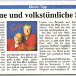 Duo Leuchtfeuer CD Präsentation HALLO FREUNDE 2010