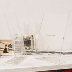 Ermanno Cristini, rubber stamping on plexiglass photo frame, ph. Cosimo Filippini