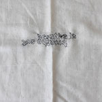 "Breathe (II)", 2020, detail, sewing thread on fabric, 50x50 cm