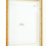 "Breath (Through)", 2014, graphite on paper and my reversed old frame, 28x38 cm, ph. Ermanno Cristini