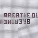 "Artistic Gymnastics.  Il respiro di Boetti e Alighiero" (detail), 2020-21, ballpoint pen on notebook paper, engraved plate, 70x50 cm 