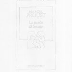 "Disegno del tempo nel tempo (Proust)- La strada di Swann" (detail), 2021-22, pencil on paper, ink jet print on paper, frame, 40x32 cm