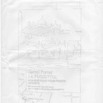 "Disegno del tempo nel tempo (Proust) - La fuggitiva", (detail), 2021-22, pencil on paper, ink jet print on paper, frame, 40x32 cm