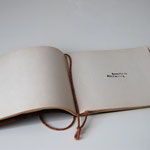 Breath (Time), rubber stamping on every pages of old indian book given me by my daughter, 21x15 cm