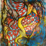Tormenta E Ímpetu /mixta sobre papel 70x50 cms