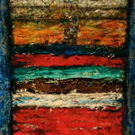 Octavo Misterio   /Serie Portales Esotéricos / mixta sobre cartón reciclado 45x32 cms