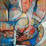 Punto de Impacto / mixta sobre cartón entelado 40x32 cms