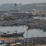 der Hafen in Elmina