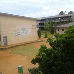 Keta Secondary School, die erste Schule, die wir besucht haben
