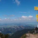 Blick nach Füssen und zum Forggensee