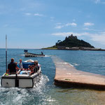 Mit dem Boot unterwegs zu St. Michaels Mount