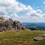 Unterwegs im Dartmoor / Haytor Rocks