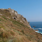 Cornwall: Küste bei Minnack