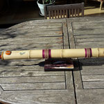 Etui NIKUSHOKU FURAI Bambou Naturel Gravé avec Mouches et Black Bass
