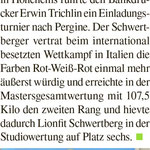 Erfolgsbericht in der Tips 2015