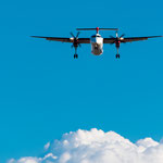 bombardier dash 8 q400 Landeanflug Airport Graz