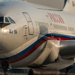 Iljuschin Il-96 mit der Aufschrift Россия (Russland)