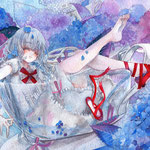 『紫陽花×コーヒーカップ』
