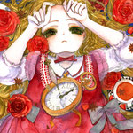 『眠れない荊姫』呪いより紅茶の毒の方が勝ってしまって朝も夜も退屈だわ。 星明かりだけが私の癒しだった。 そんな日々をあと何日続ければいいのだろう、と呟いた直後に満開になる薔薇達。 100年の呪いが解けたのだ。