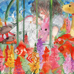 『金魚草×観覧車』