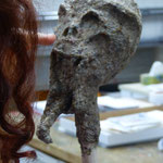 Kopf für Kostümbildfigurine, Magdalena Kuril 6Cb, 2018/19