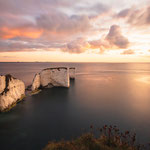 Old Harry Rocks bei Sonnenaufgang (Isle of Purbeck, Dorset, GB)