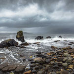 Elgol im Regen (Elgol, Isle of Skye, Schottland)